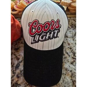Coors Light Beer Hat Baseball Cap The Silver‎ Bullet Barware
